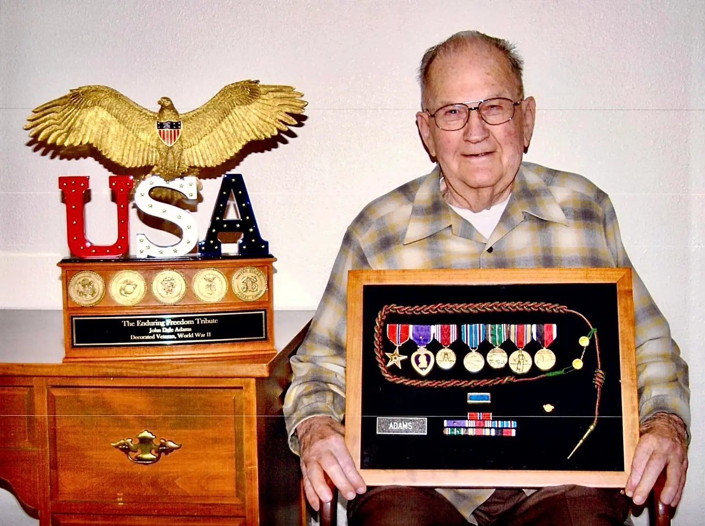 John D. Adams WWII Decorated Veteran